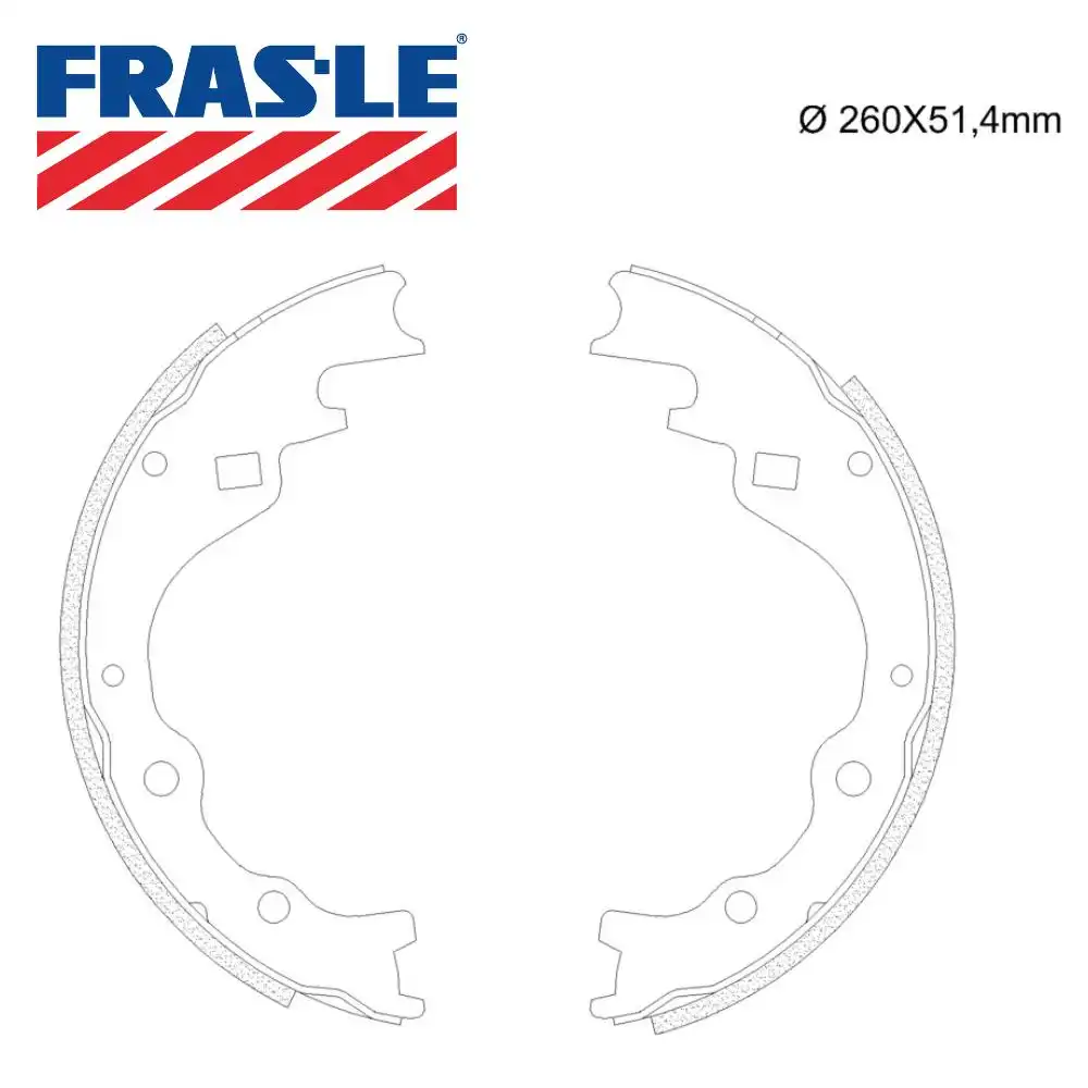 SAPATAS FREIO KIA BONGO 2.5 16V 2013 ACIMA