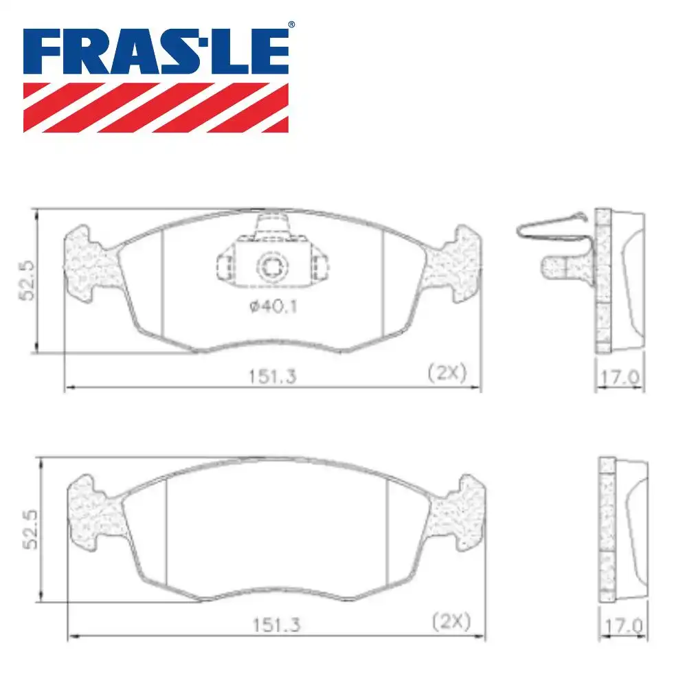 PASTILHA FREIO DIANTEIRA FIAT PALIO WEEKEND 1.6 1999/