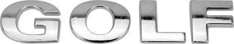 EMBLEMA GOLF 99/ CROMADO