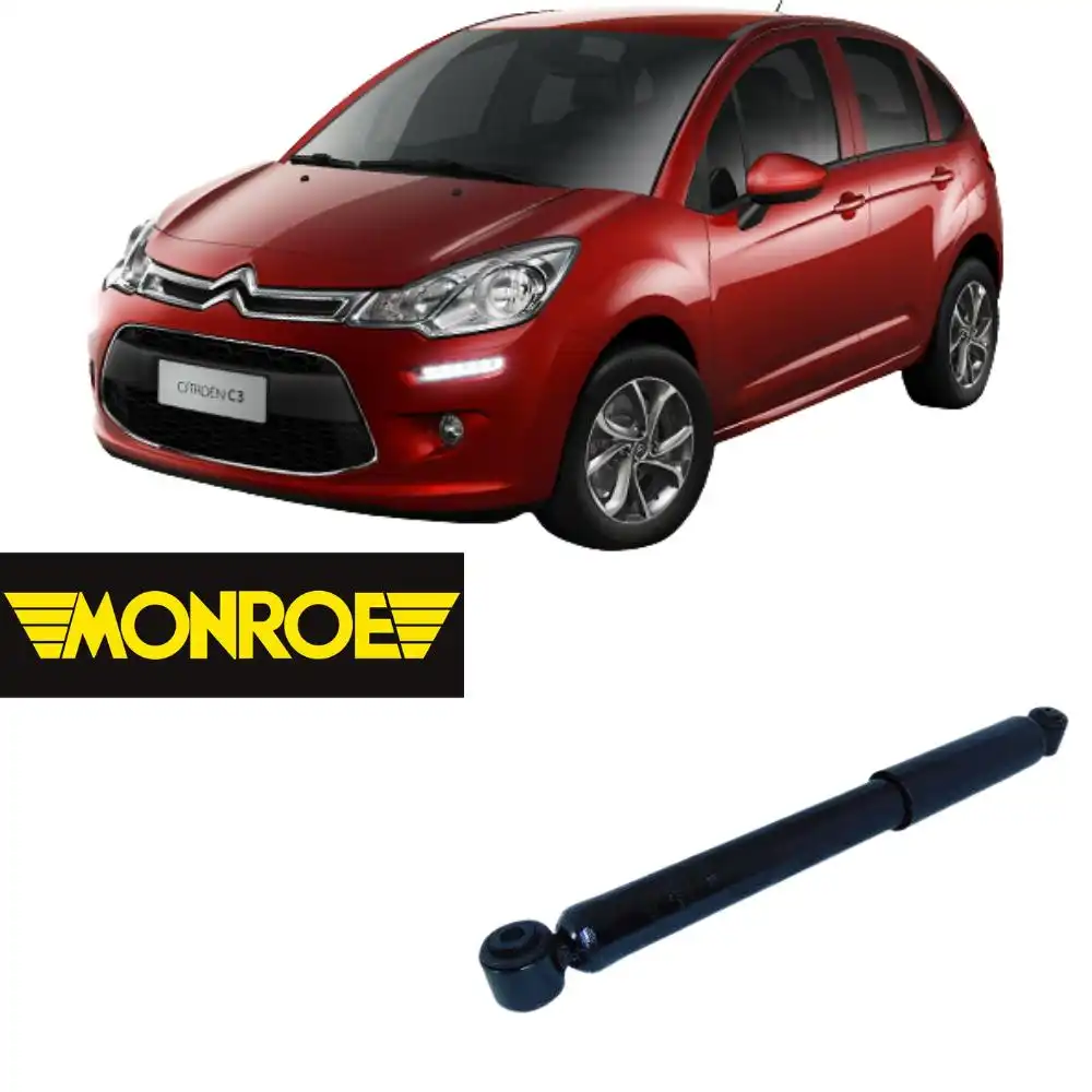 AMORTECEDOR TRASEIRO CITROEN C3 2013 A 2020