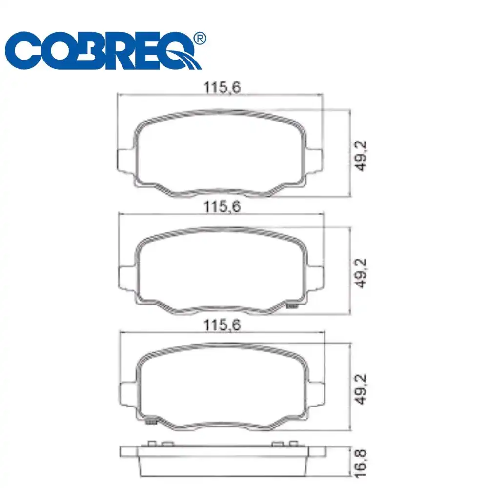 PASTILHA FREIO TRASEIRA COMPASS 2.0 4X2 FLEX 2017/ CERAMICA