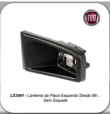 SINAL PLACA FIAT STRADA 09/ ESQ S/ SOQUETE