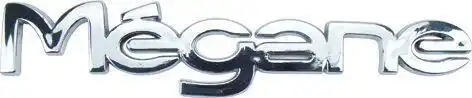 EMBLEMA MEGANE CROMADO