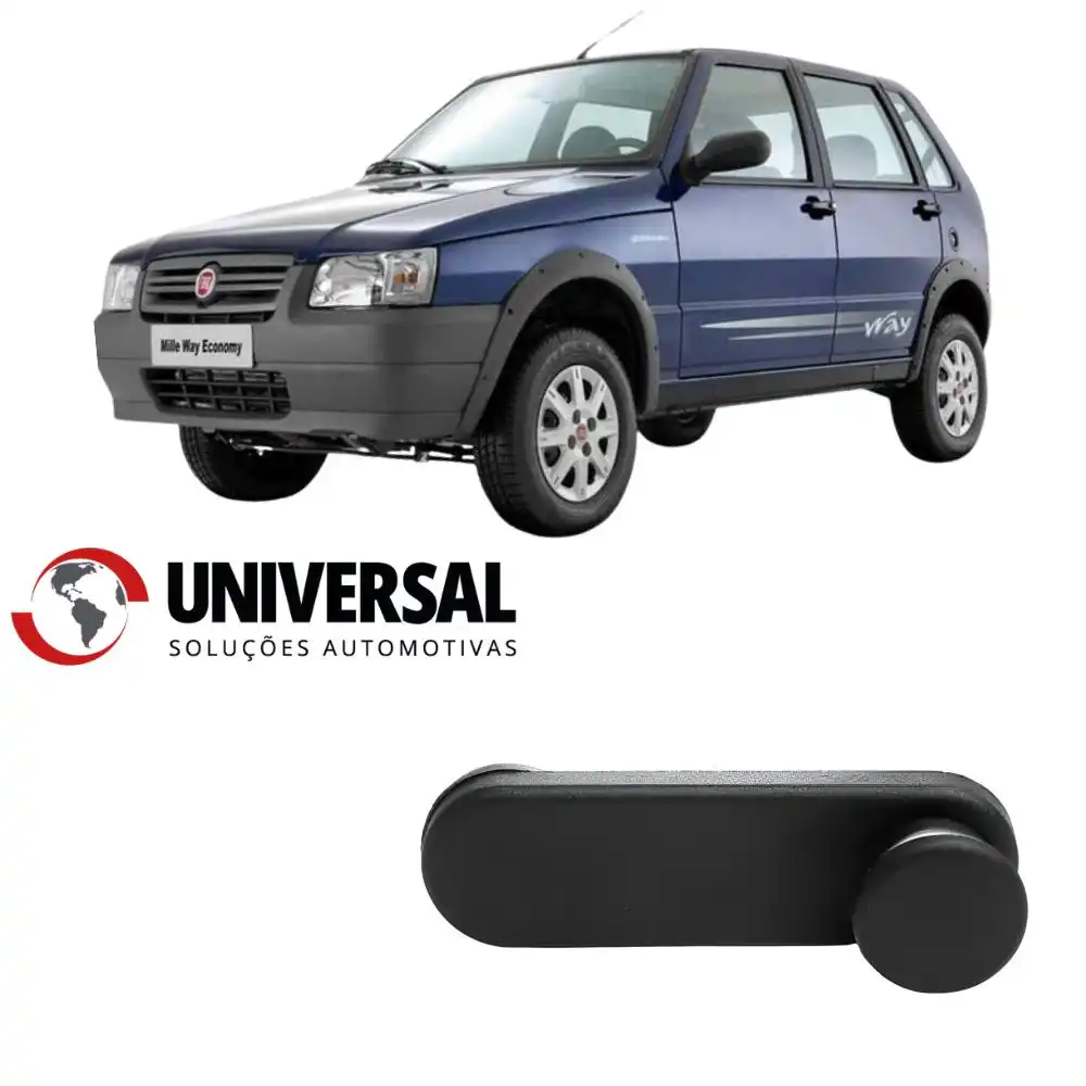 MACANETA VIDRO FIAT UNO PLASTICA