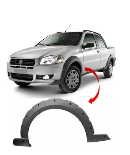 MOLDURA PARALAMA FIAT STRADA WORKING 08/13 DIANT ESQ