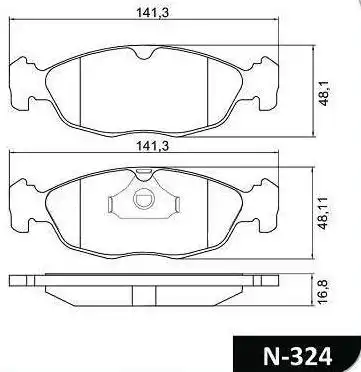 PASTILHA FREIO DIANTEIRA CORSA 1.0 1.4 1.6 2000/ TEVES