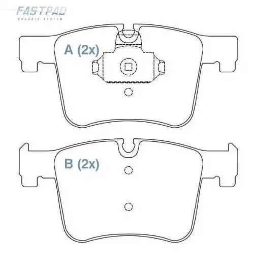 PASTILHA FREIO DIANTEIRA BMW 320I 2012 A 2018 SISTEMA BOSCH
