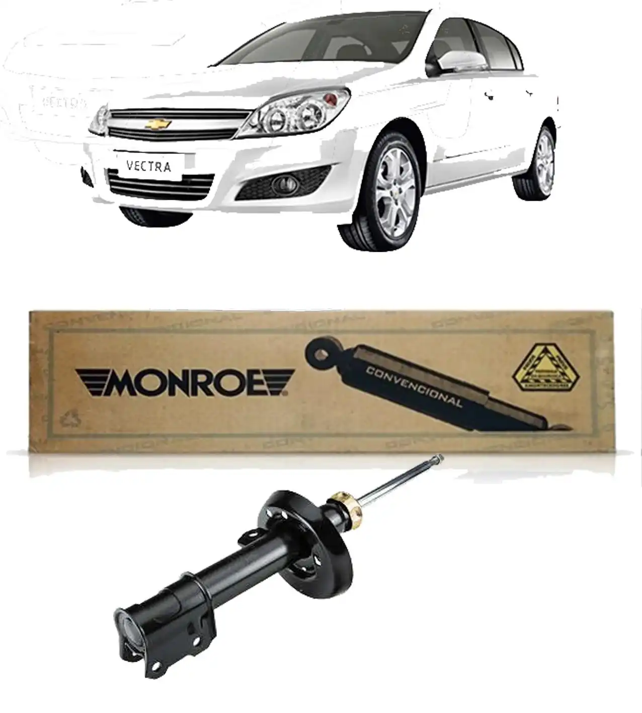 AMORTECEDOR DIANTEIRO VECTRA 2006 A 2012 ESQUERDO