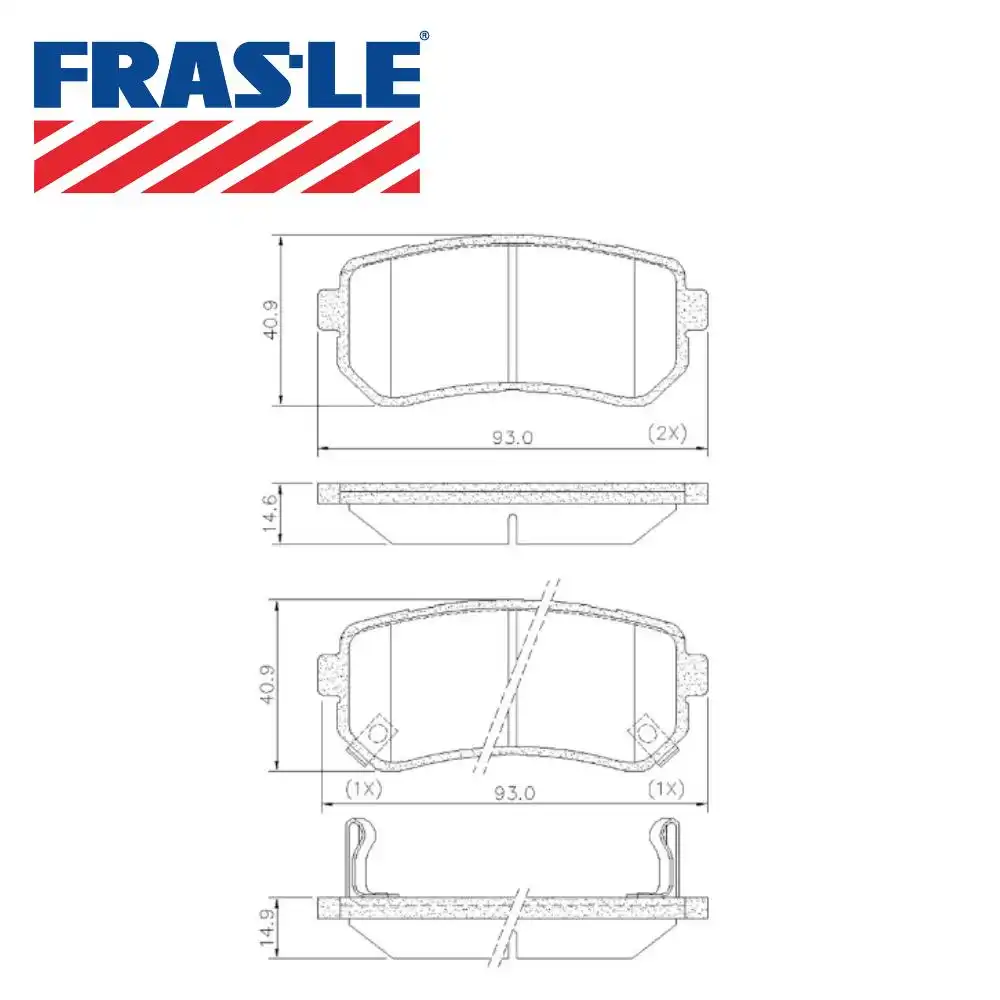 PASTILHA FREIO TRASEIRA HYUNDAI IX35 2.0 16V 2010 A 2015