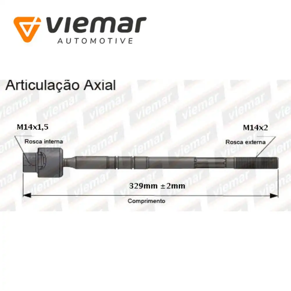BARRA AXIAL ESCORT II LOGUS (FEMEA)