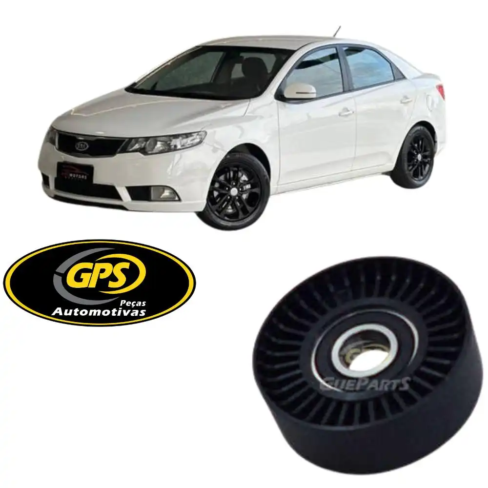 POLIA CORREIA ALTERNADOR CERATO 1.6 16V 2009 ACIMA