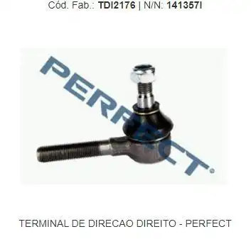 PONTEIRA DIRECAO GM OMEGA   93/97    (CURTA) DIR ROSCA ESQ