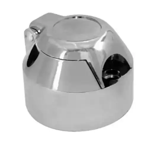 TOMADA LUZ P/ CARRETINHA FEMEA 6 POLOS (CROMADA)