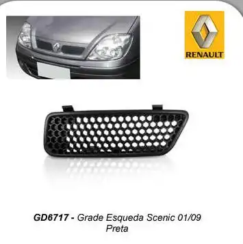 GRADE RADIADOR RENAULT SCENIC 01/ ESQ