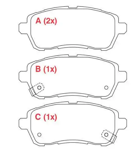 PASTILHA FREIO DIANTEIRA NEW FIESTA 2010/ SISTEMA LUCAS
