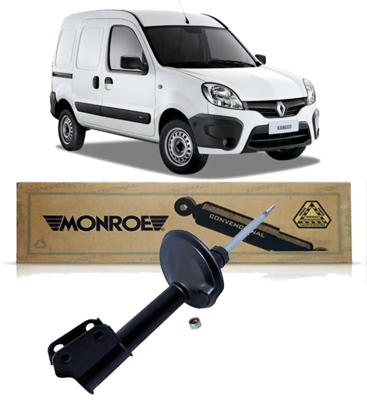 AMORTECEDOR DIANTEIRO RENAULT KANGOO 2013 A 2018