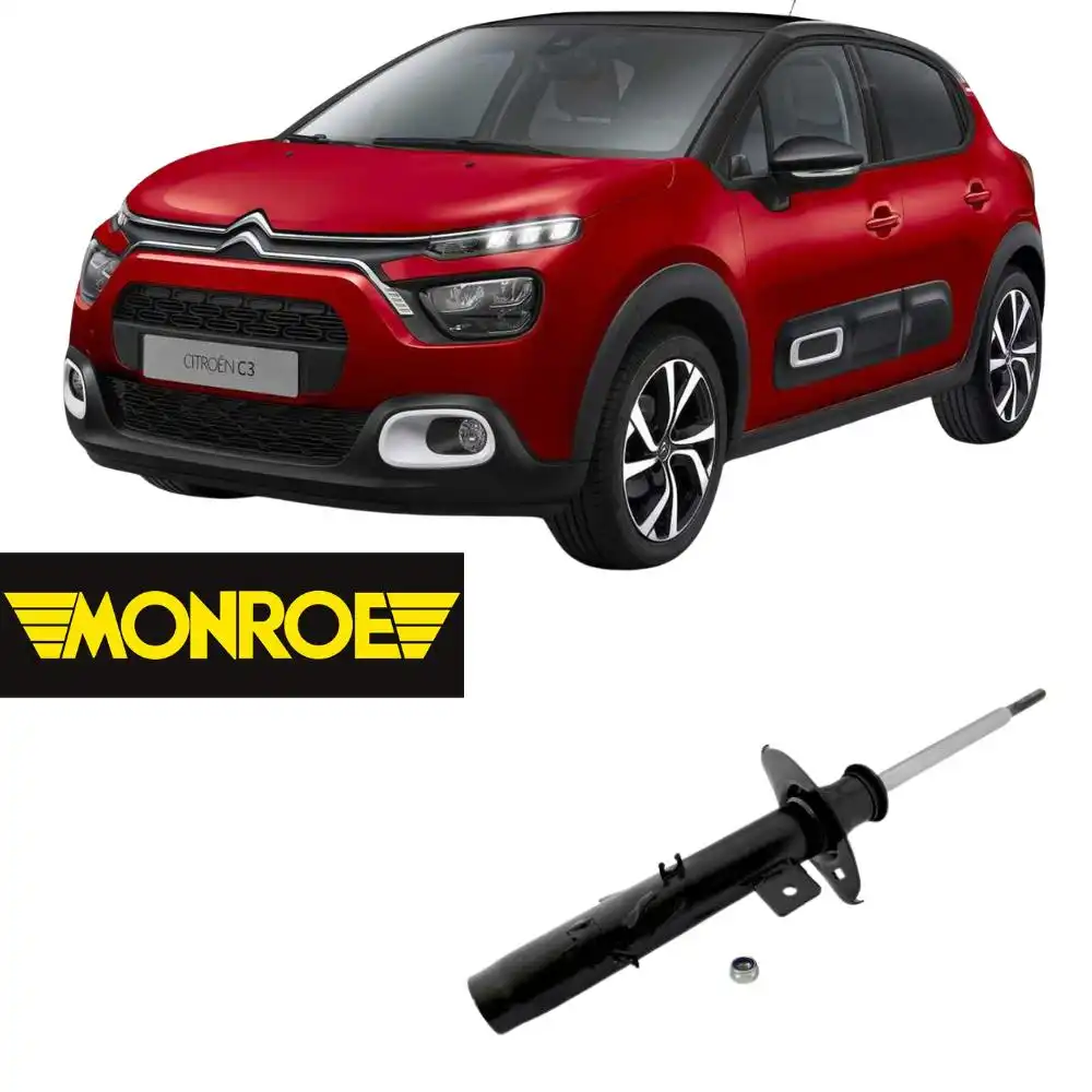 AMORTECEDOR DIANTEIRO CITROEN C3 2013 A 2021 ESQ AUTOMATICO