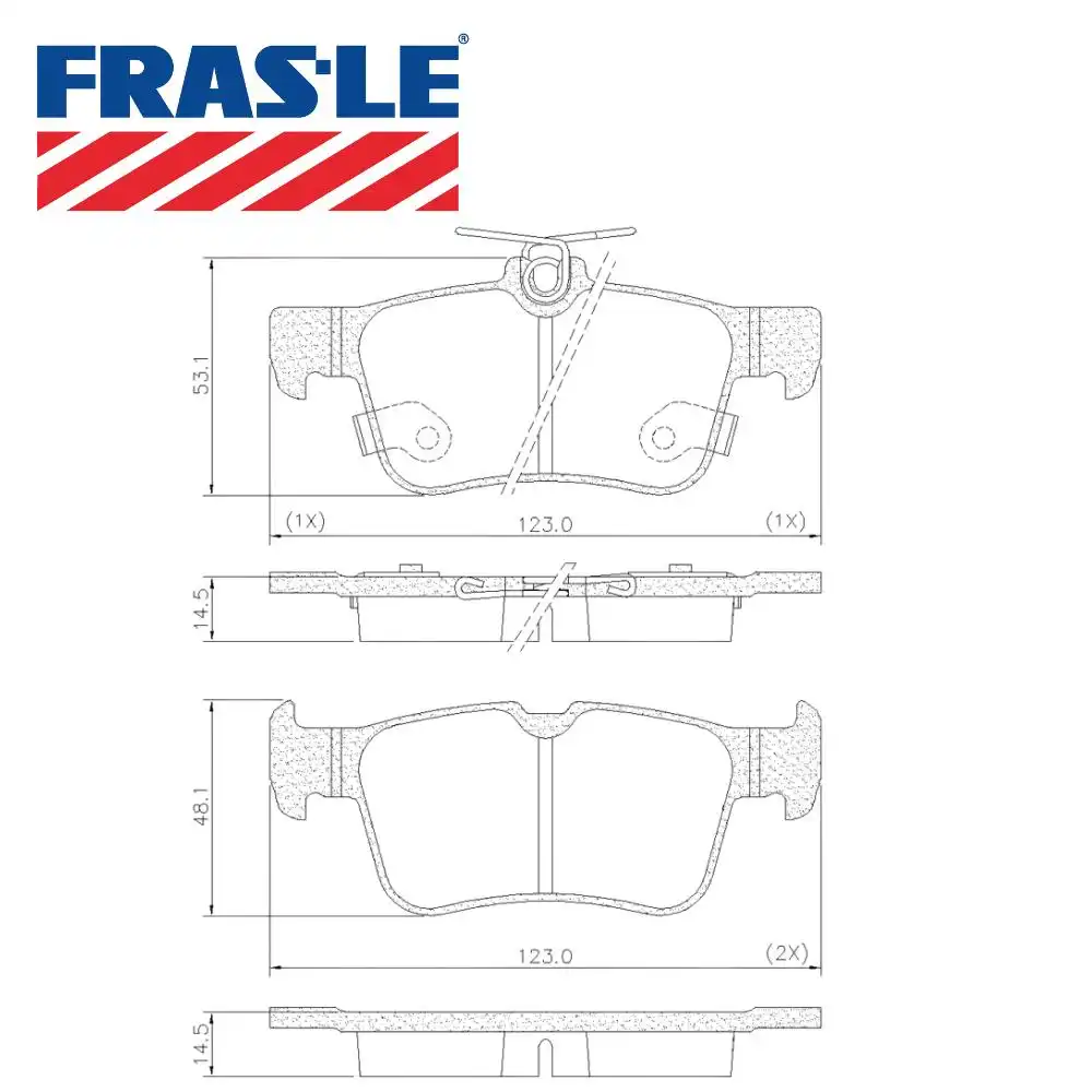 PASTILHA FREIO TRASEIRA HONDA CIVIC 2.0 16V 2017/