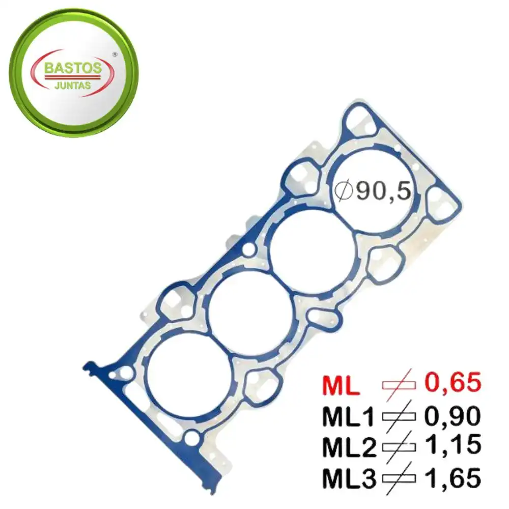 JUNTA CABECOTE FUSION 2.5 16V DURATEC 2012 A 2019 METAL