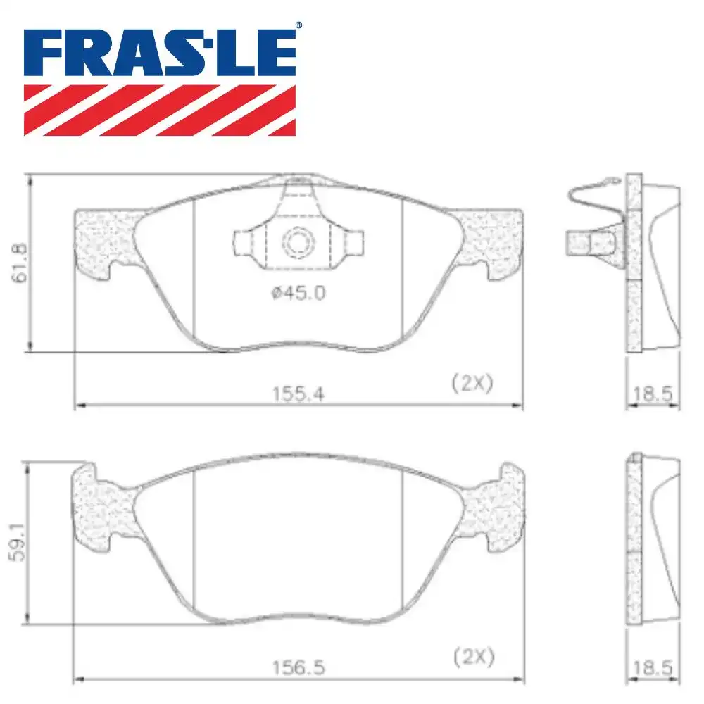 PASTILHA FREIO DIANTEIRA FIAT IDEA ADVENTURE 1.8 2010/ SISTE