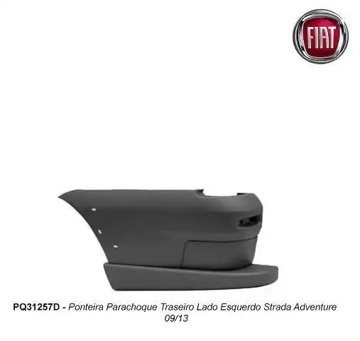 POLAINA TRAS FIAT STRADA ADVENTURE 2009 A 2013 ESQ