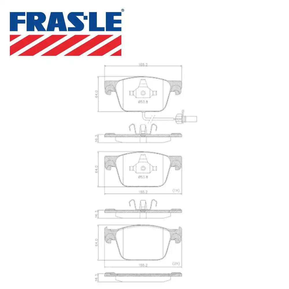 PASTILHA FREIO DIANTEIRA AUDI A4 2.0 16V 2016 ACIMA CERAMICA