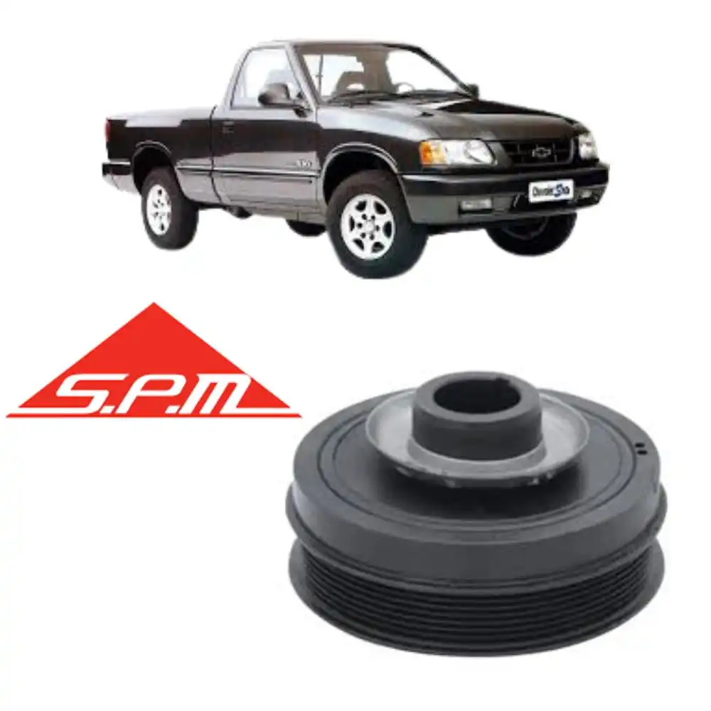 POLIA VIRABREQUIM S-10 2.5 MAXION 1995 A 1999