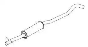 SILENCIOSO INTERMEDIARIO CELTA 1.0 1.4 2009 A 2011 FLEX