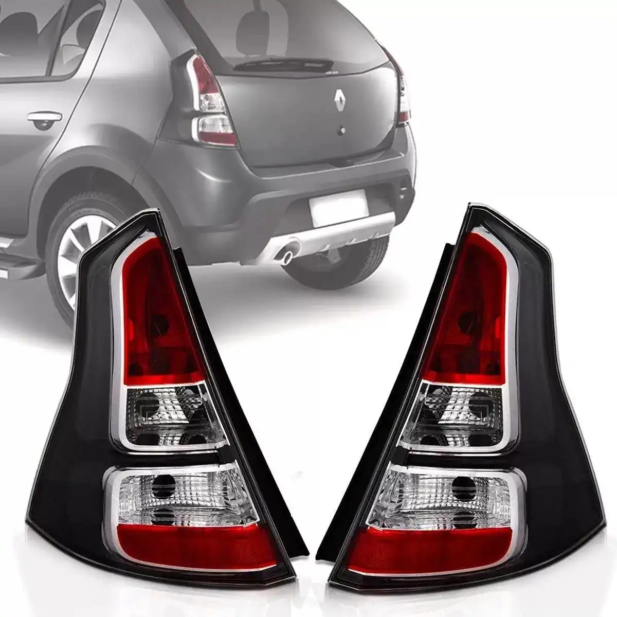 SINAL TRAS RENAULT SANDERO STEPWAY 12/14 ESQ BORDA PRETA