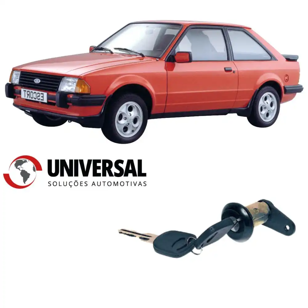 CILINDRO PORTA ESCORT, PRETO ESQ