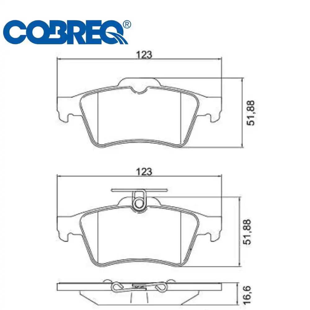 PASTILHA FREIO TRASEIRA FOCUS 1.6 16V 2008 A 2019