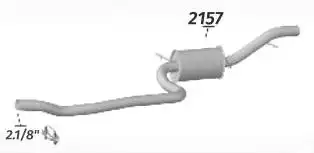 SILENCIOSO INTERMEDIARIO ECOSPORT 2.0 4X4 2003 A 2012 GASOLI