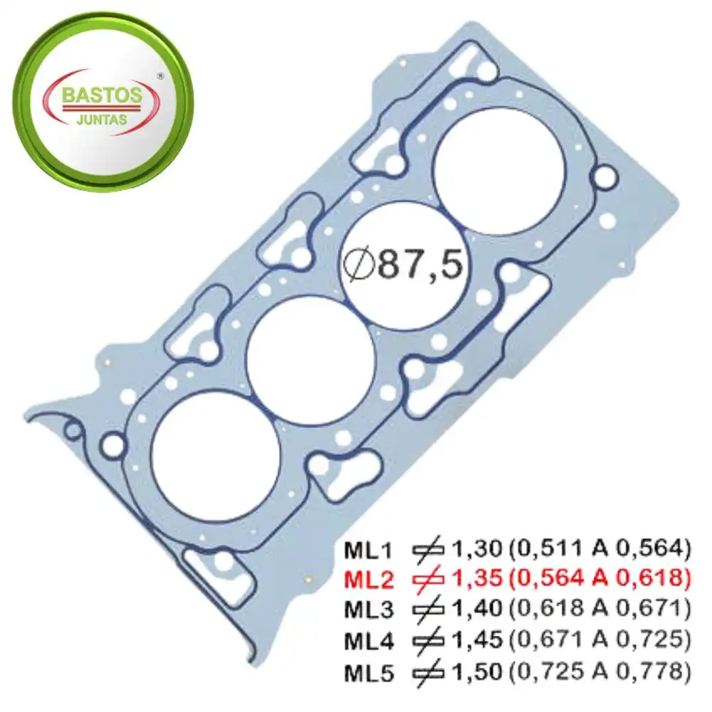 JUNTA CABECOTE L200 2.4 16V DIESEL 2016 ACIMA METAL
