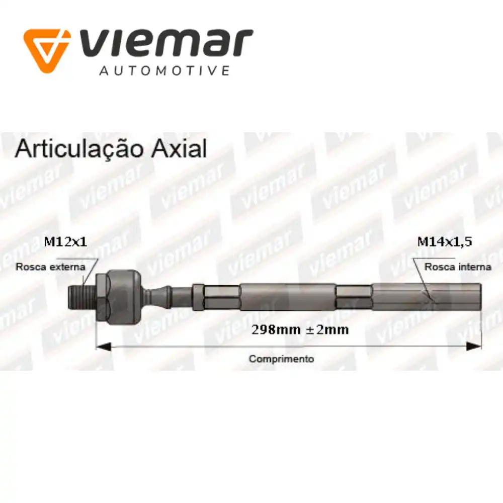 BARRA AXIAL RENAULT TRAFIC 2.2 MEC/HIDR 1992 A 2003