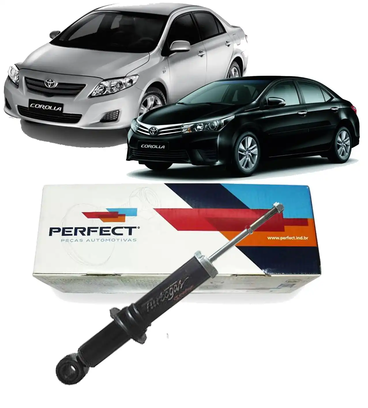 AMORTECEDOR TRASEIRO TOYOTA COROLLA 2009 A 2018