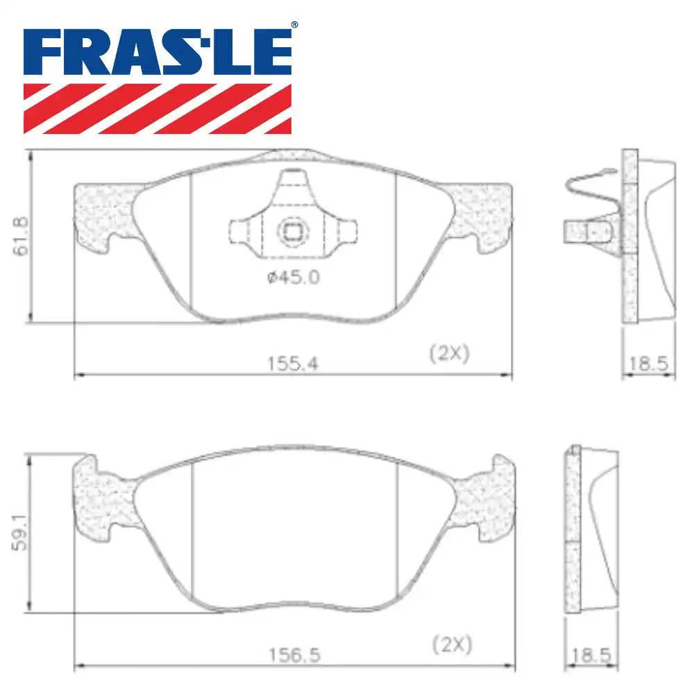 PASTILHA FREIO DIANTEIRA FIAT IDEA ADVENTURE 1.8 2010/ SISTE
