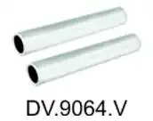 PONTEIRA ESCAPE CROMADO FUSCA 17/8