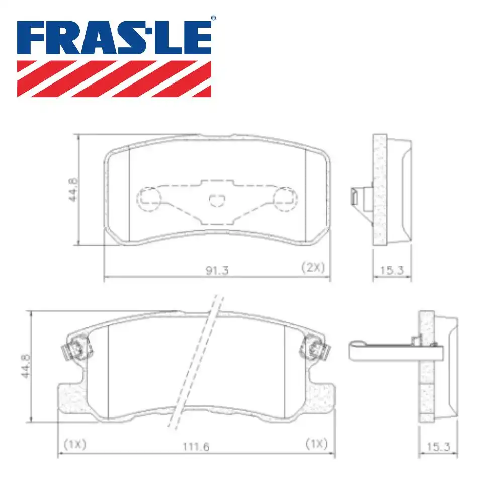 PASTILHA FREIO TRASEIRA MITSUBISHI PAJERO FULL 2002 A 2008