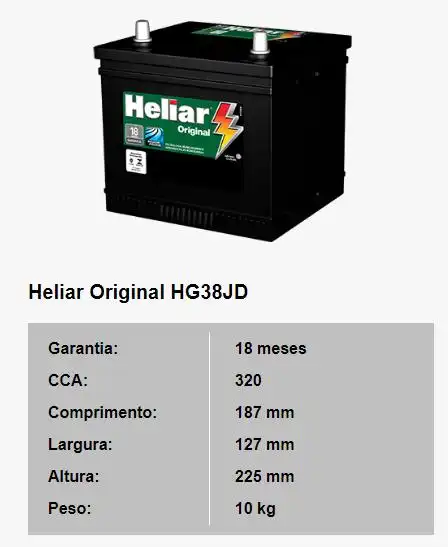 BATERIA HONDA FIT 38 AMP POSITIVO DIR