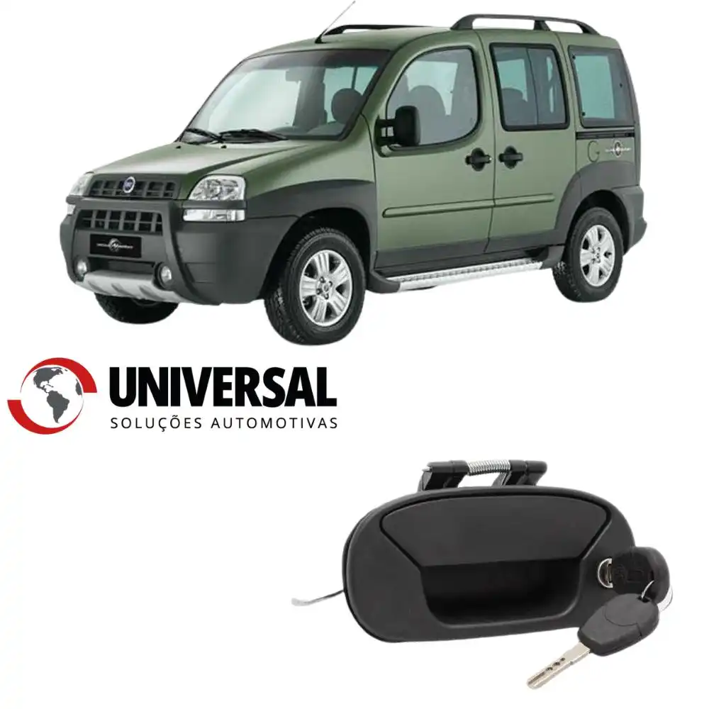 MACANETA EXT PORTA TRAS DOBLO 2002/ 3/4 PTS C/CHAVE