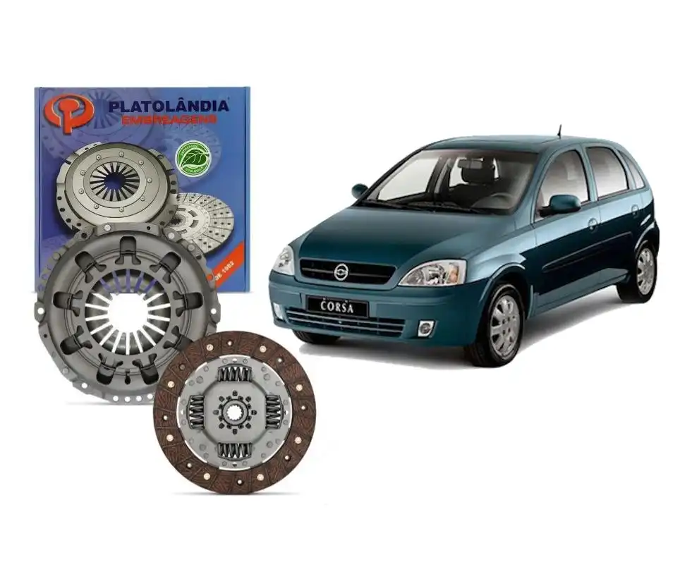 KIT EMBREAGEM CORSA 1.0 2000/ SEM ROLAMENTO REMANUFATURADO