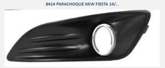 GRADE PARACHOQUE DIANT NEW FIESTA 14/ DIR C/ FAROL ARO CROMA