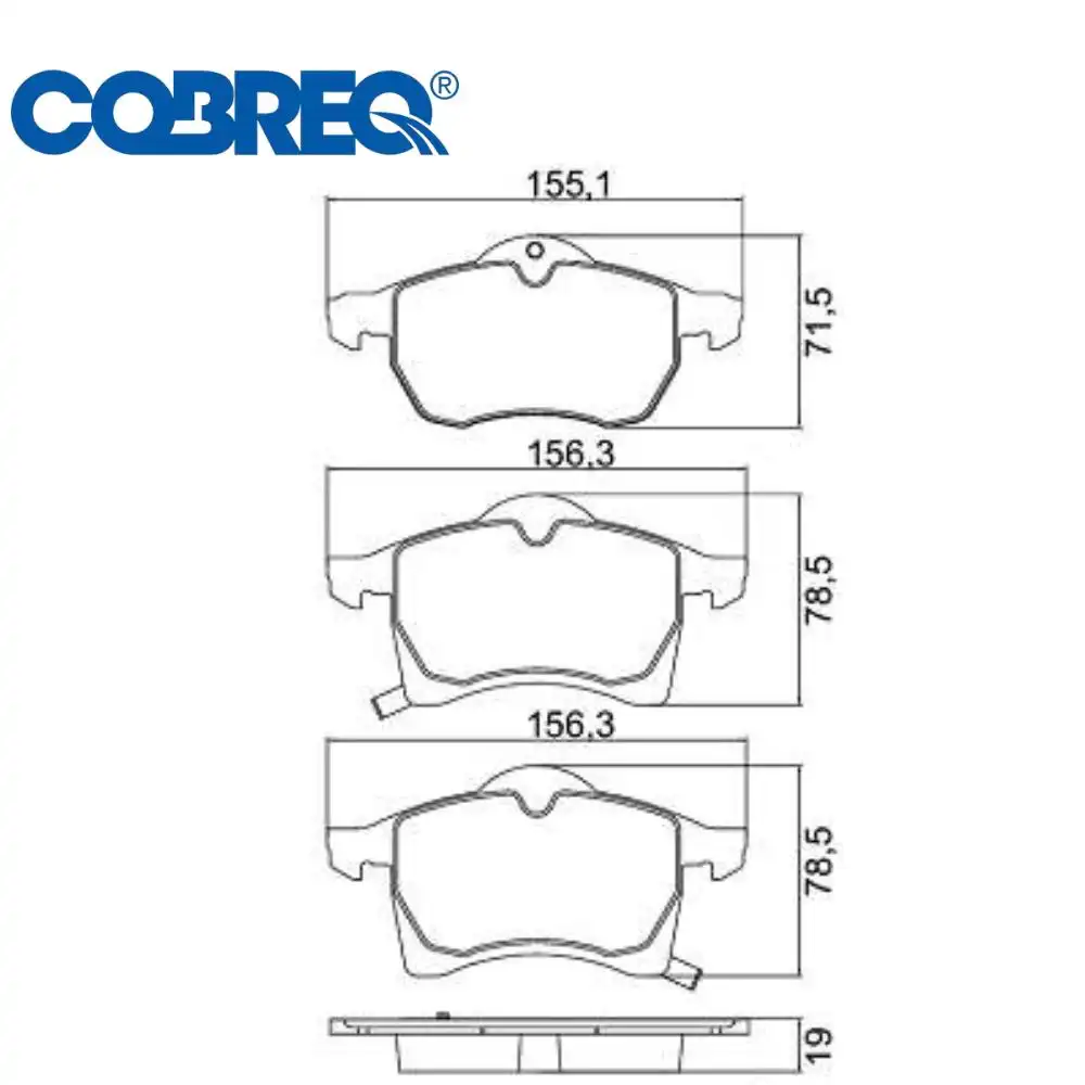 PASTILHA FREIO DIANTEIRA VECTRA 2.0 2.4 2010/