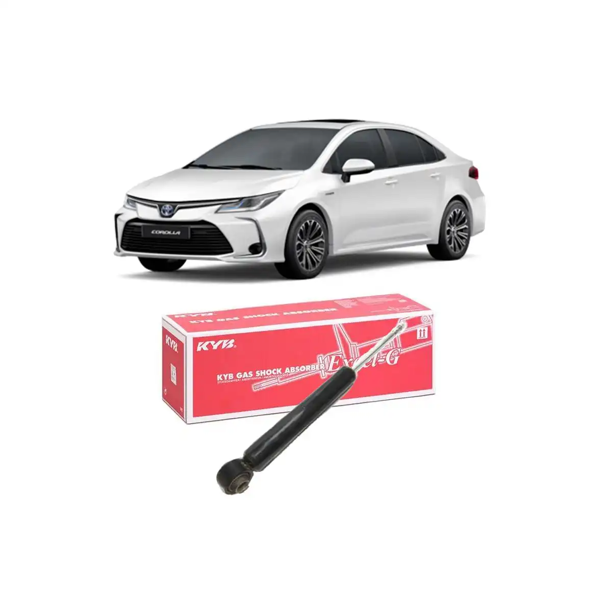 AMORTECEDOR TRASEIRO TOYOTA COROLLA 2020 A 2022