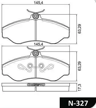 PASTILHA FREIO DIANTEIRA S-10 1995 A 2011 SISTEMA VARGA