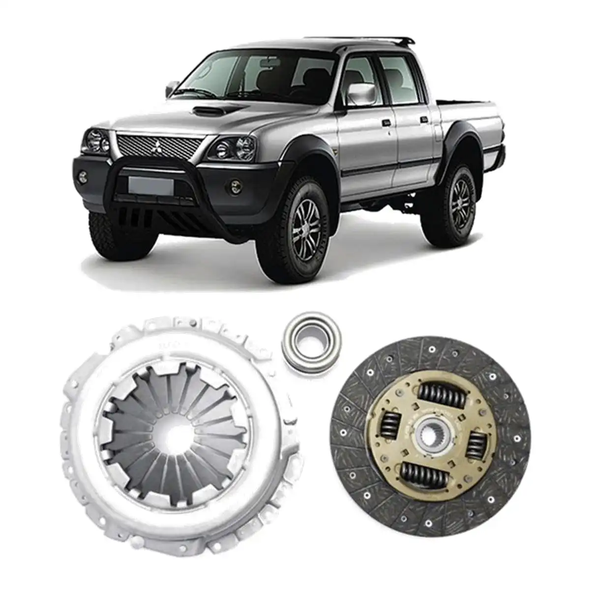 KIT EMBREAGEM MITSUBISHI L-200 2.5 HPE 2001 A 2011 HPE TURBO