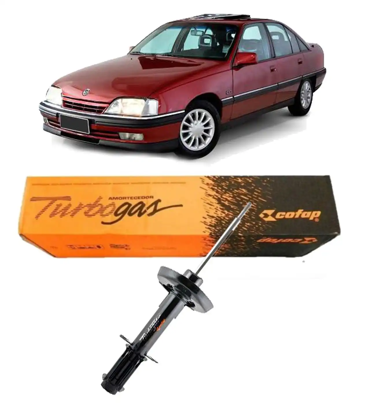 AMORTECEDOR DIANTEIRO OMEGA 3.0 4.1 6 CILINDROS 1992 A 1998