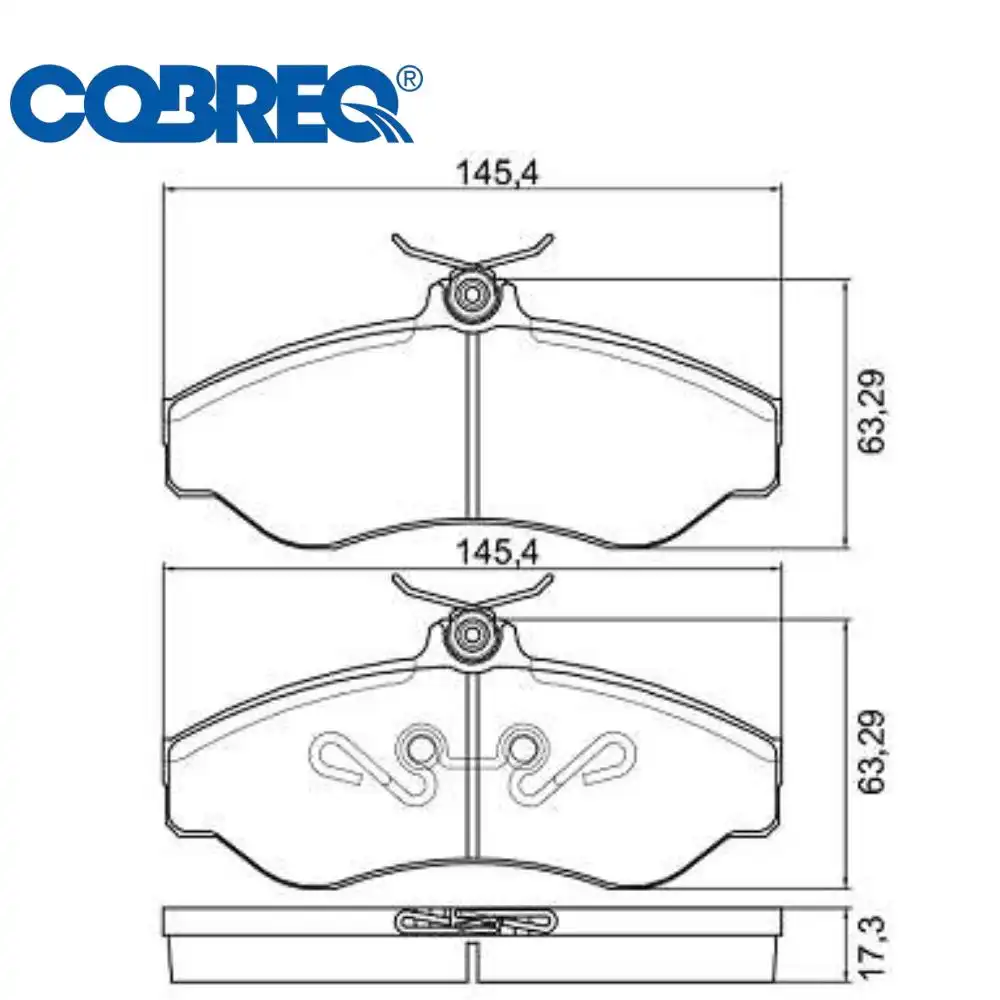 PASTILHA FREIO DIANTEIRA S-10 1995 A 2011 SISTEMA VARGA