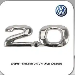 EMBLEMA 2.0 (VW LINHA CROMADA)