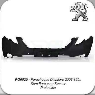 PARACHOQUE DIANT PEUGEOT 2008 2015 EM DIANTE S/ FURO
